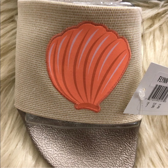 SAM EDELMAN Flynn "Shell Yeah" Slide Sandal - Picture 3 of 7